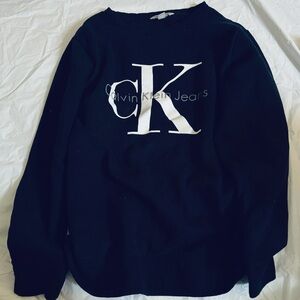 Calvin Klein jeans black fleece sweatshirt
